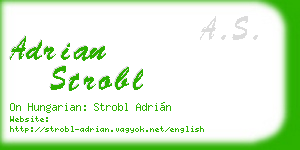 adrian strobl business card